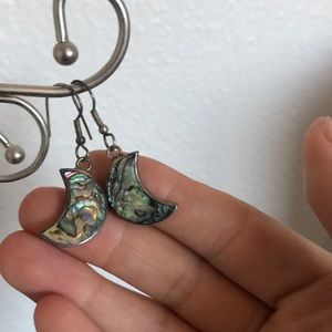 Abalone shell earrings